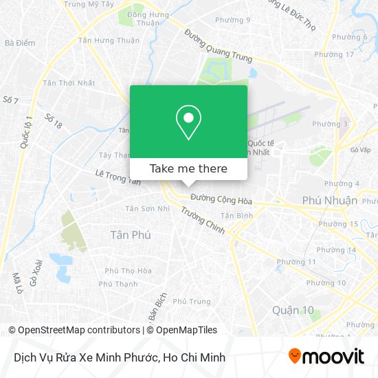 Dịch Vụ Rửa Xe Minh Phước map