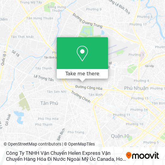 Công Ty TNHH Vận Chuyển Helen Express Vận Chuyển Hàng Hóa Đi Nước Ngoài Mỹ Úc Canada map