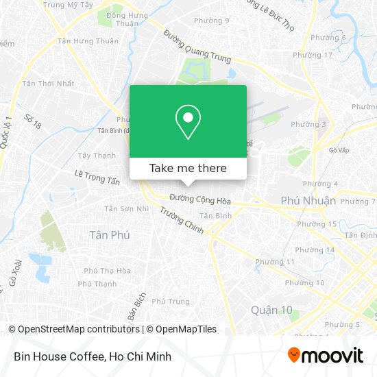 Bin House Coffee map
