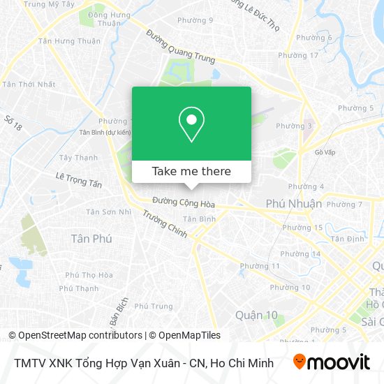 TMTV XNK Tổng Hợp Vạn Xuân - CN map