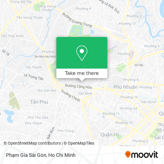 Phạm Gia Sài Gòn map