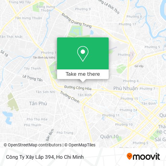 Công Ty Xây Lắp 394 map