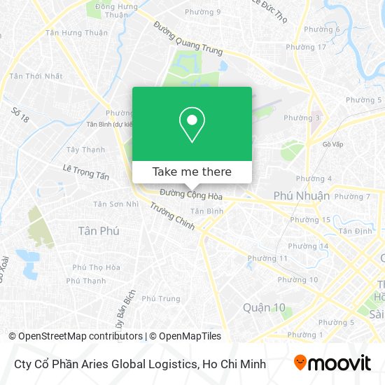 Cty Cổ Phần Aries Global Logistics map