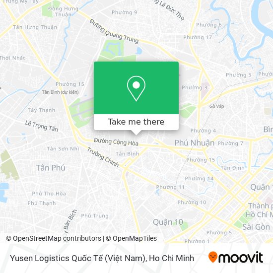 Yusen Logistics Quốc Tế (Việt Nam) map