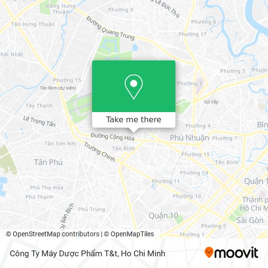 Công Ty Máy Dược Phẩm T&t map