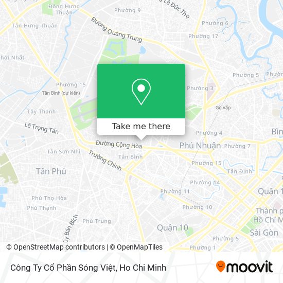 Công Ty Cổ Phần Sóng Việt map