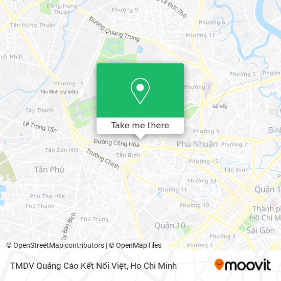 TMDV Quảng Cáo Kết Nối Việt map