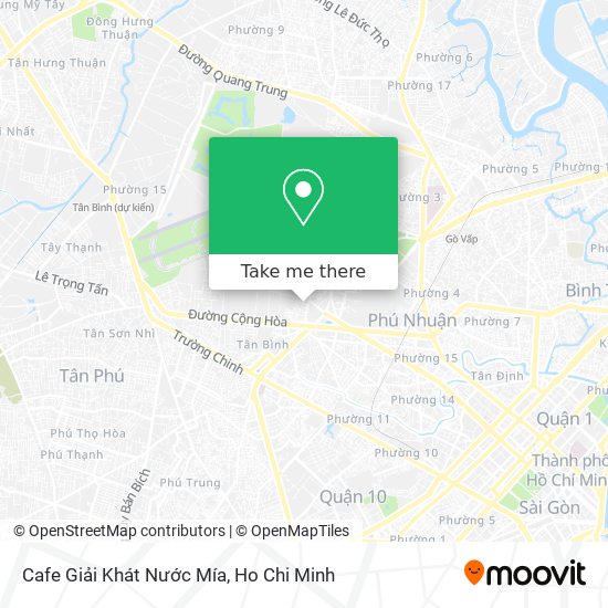 Cafe Giải Khát Nước Mía map