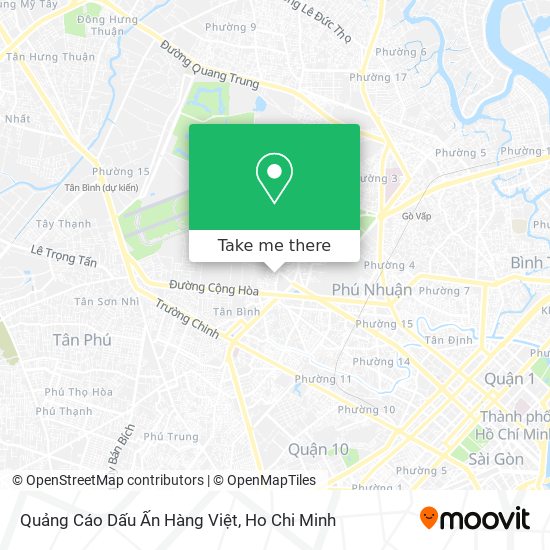 Quảng Cáo Dấu Ấn Hàng Việt map