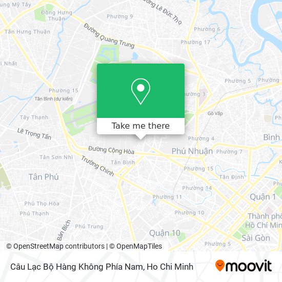 Câu Lạc Bộ Hàng Không Phía Nam map