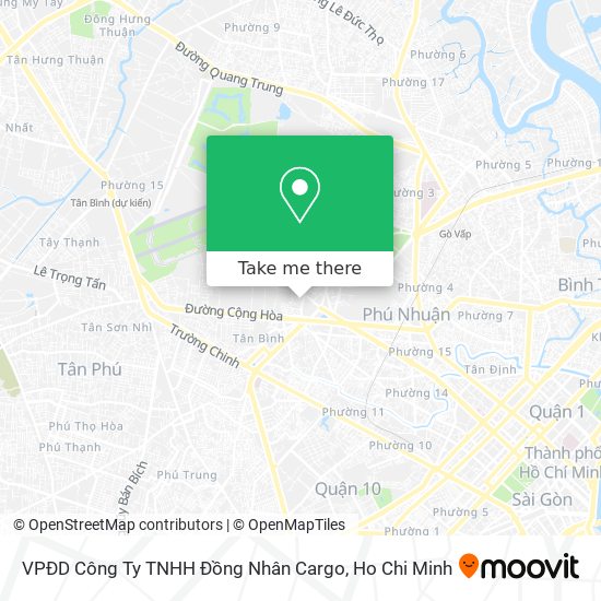 VPĐD Công Ty TNHH Đồng Nhân Cargo map
