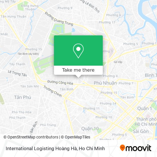 International Logisting Hoàng Hà map
