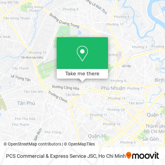 PCS Commercial & Express Service JSC map
