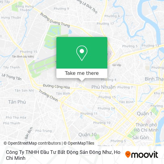 Công Ty TNHH Đầu Tư Bất Động Sản Đông Như map