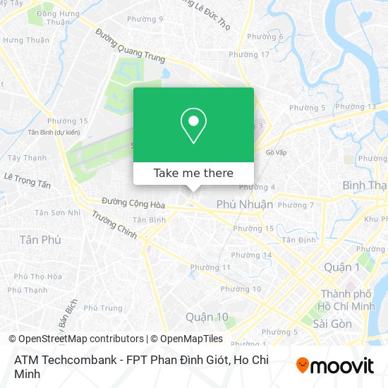 ATM Techcombank - FPT Phan Đình Giót map