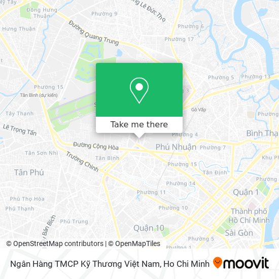Ngân Hàng TMCP Kỹ Thương Việt Nam map