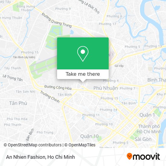 An Nhien Fashion map