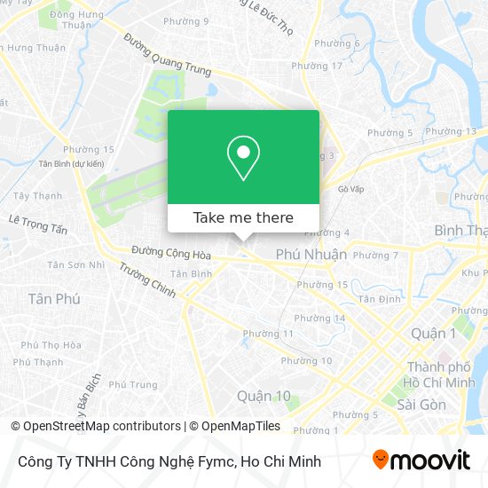 Công Ty TNHH Công Nghệ Fymc map