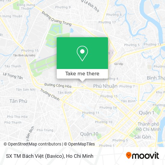 SX TM Bách Việt (Bavico) map