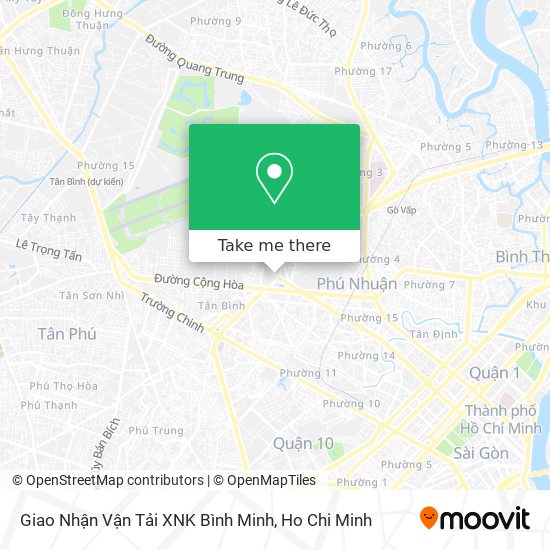 Giao Nhận Vận Tải XNK Bình Minh map