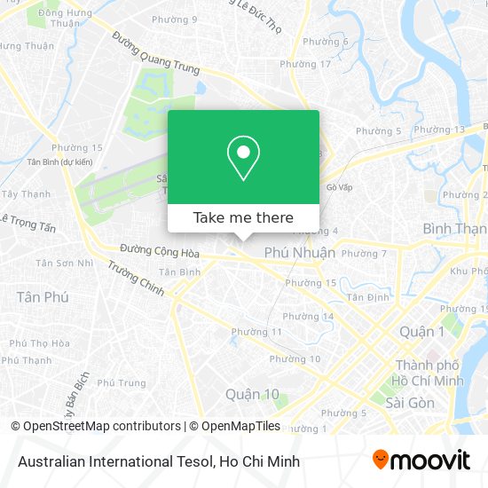 Australian International Tesol map