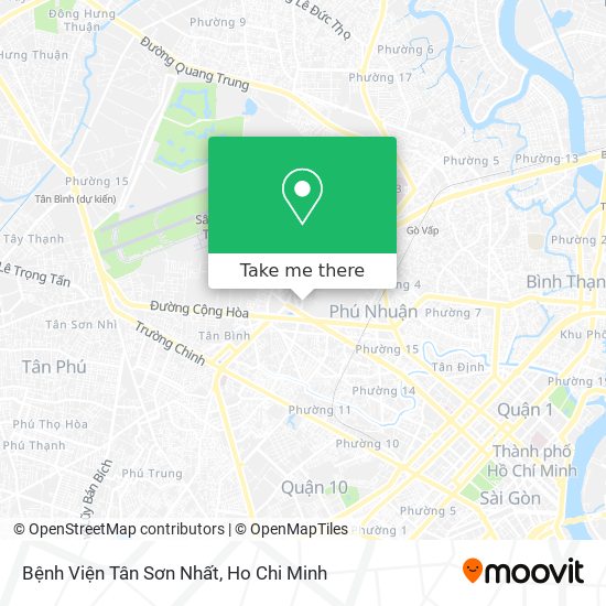 Bệnh Viện Tân Sơn Nhất map