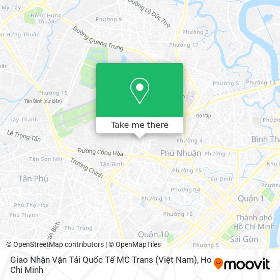 Giao Nhận Vận Tải Quốc Tế MC Trans (Việt Nam) map