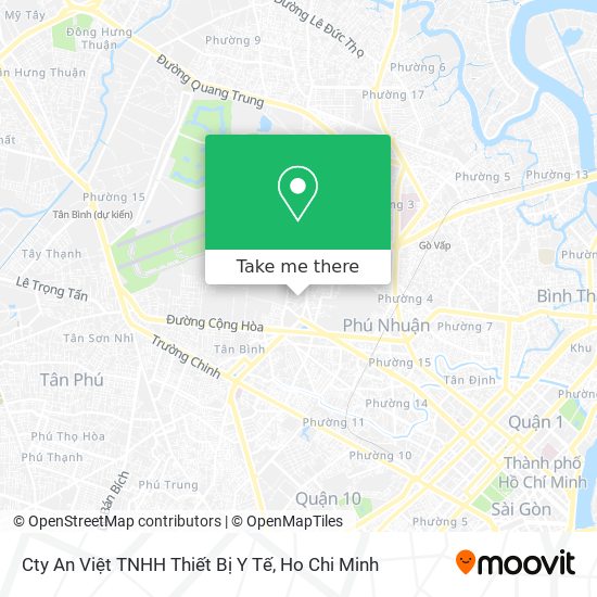 Cty An Việt TNHH Thiết Bị Y Tế map