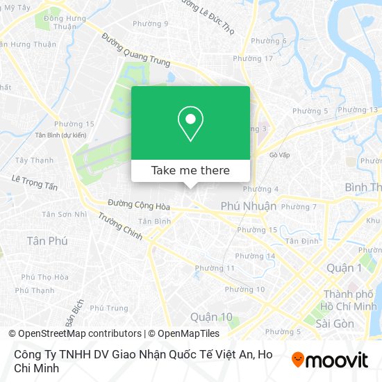 Công Ty TNHH DV Giao Nhận Quốc Tế Việt An map