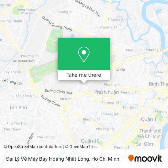 Đại Lý Vé Máy Bay Hoàng Nhất Long map