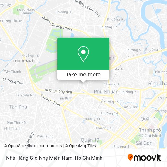 Nhà Hàng Gió Nhẹ Miền Nam map