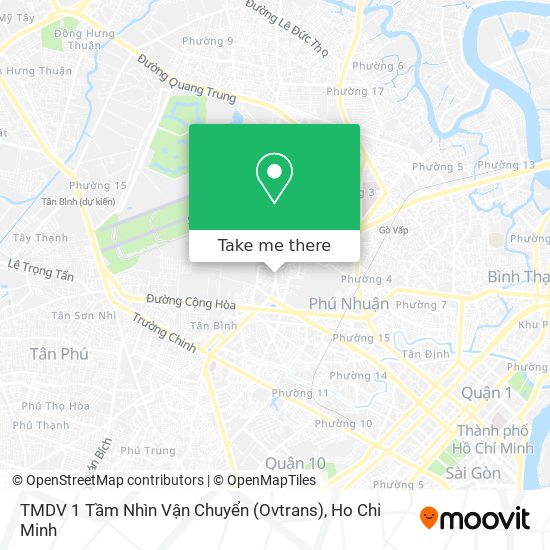 TMDV 1 Tầm Nhìn Vận Chuyển (Ovtrans) map