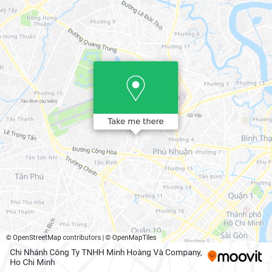 Chi Nhánh Công Ty TNHH Minh Hoàng Và Company map