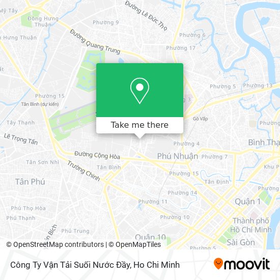 Công Ty Vận Tải Suối Nước Đầy map