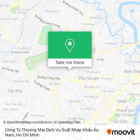 Công Ty Thương Mại-Dịch Vụ Xuất Nhập Khẩu Âu Nam map