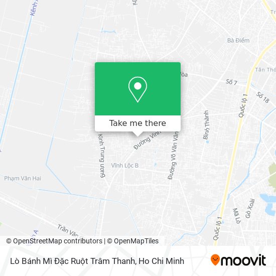 Lò Bánh Mì Đặc Ruột Trâm Thanh map