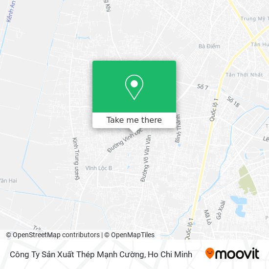 Công Ty Sản Xuất Thép Mạnh Cường map