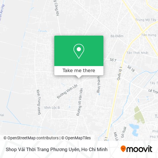 Shop Vải Thời Trang Phương Uyên map