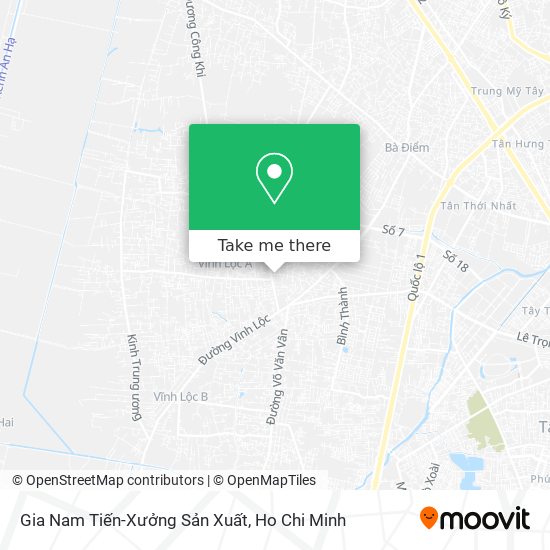 Gia Nam Tiến-Xưởng Sản Xuất map