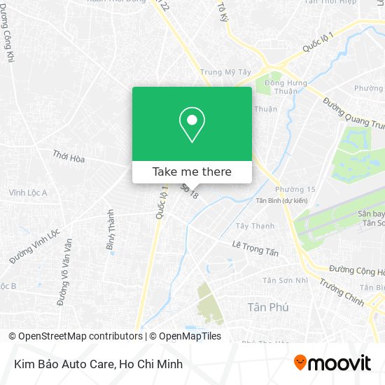 Kim Bảo Auto Care map