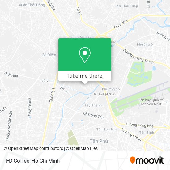FD Coffee map