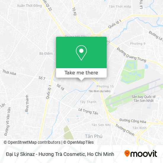 Đại Lý Skinaz - Hương Trà Cosmetic map