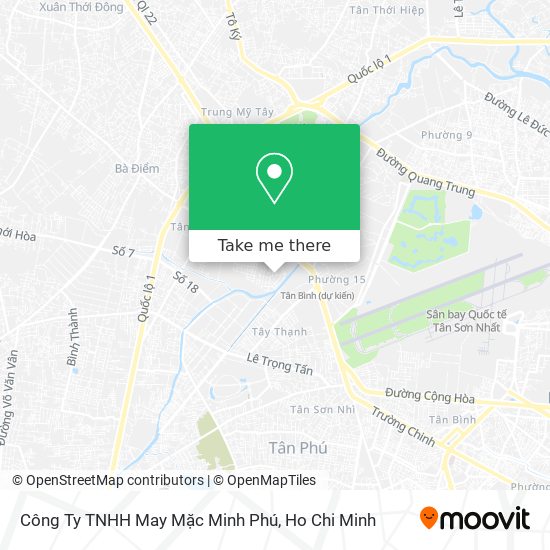 Công Ty TNHH May Mặc Minh Phú map