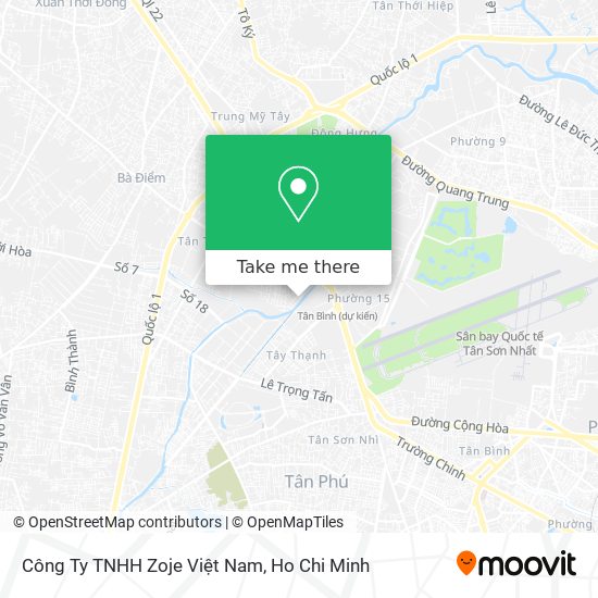 Công Ty TNHH Zoje Việt Nam map