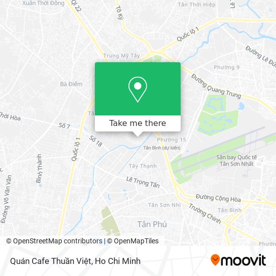 Quán Cafe Thuần Việt map