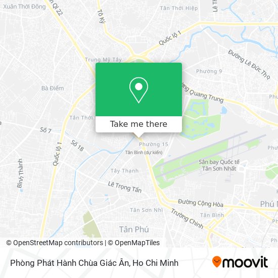 Phòng Phát Hành Chùa Giác Ân map