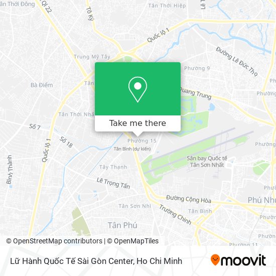 Lữ Hành Quốc Tế Sài Gòn Center map