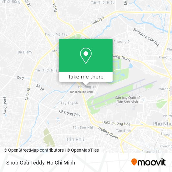 Shop Gấu Teddy map