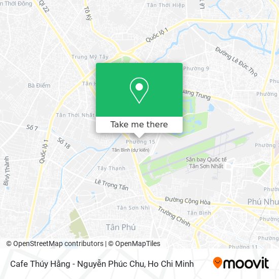 Cafe Thúy Hằng - Nguyễn Phúc Chu map