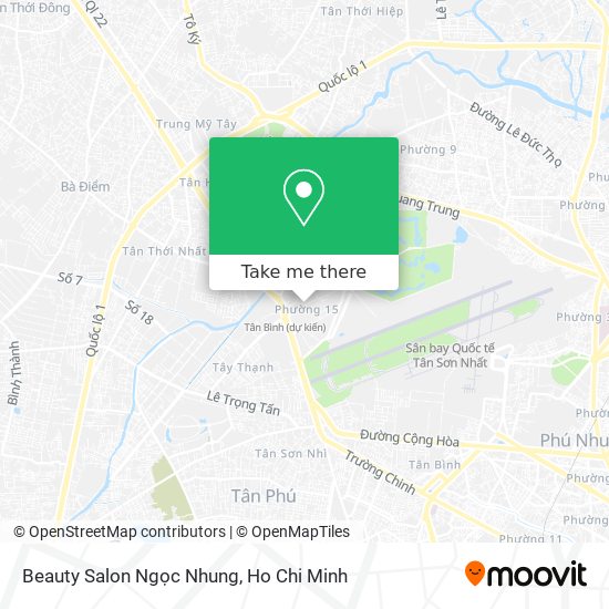 Beauty Salon Ngọc Nhung map